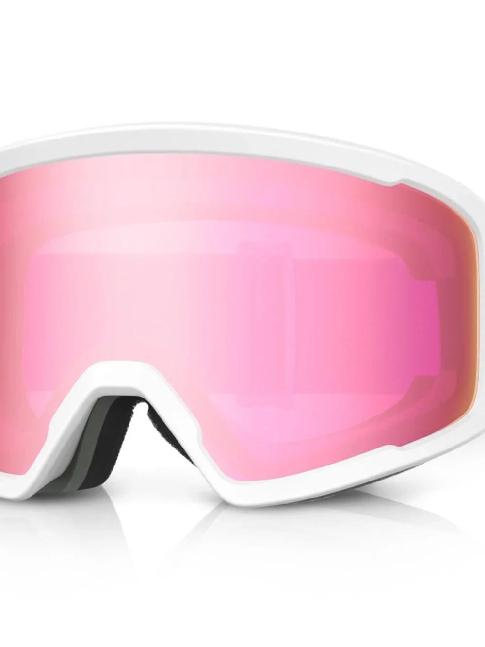 RIOROO Ski/Snowboard Goggles for Men Women, OTG Snow Goggles Anti Fog 100% UV